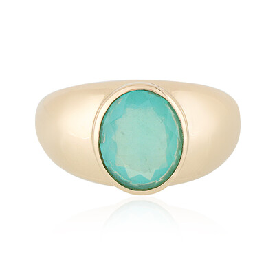 Anello in oro con Opale Paraiba (AMAYANI)