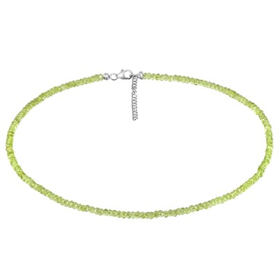 Collana in argento con Peridoto