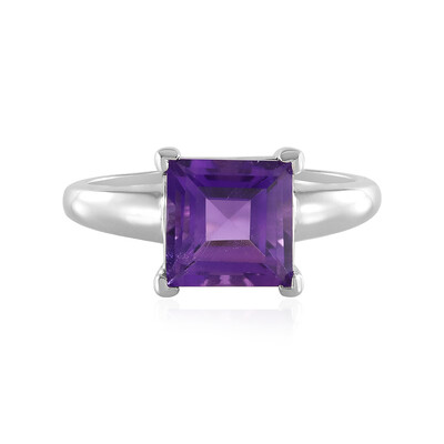 Anello in argento con Ametista Siberiana