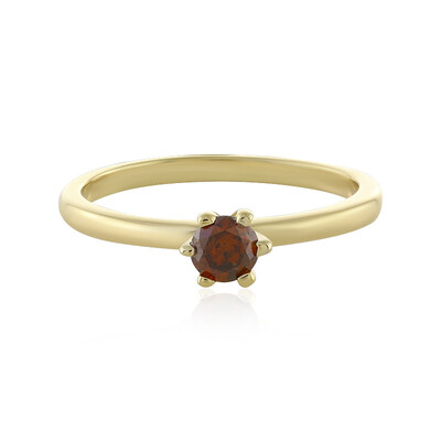 Anello in argento con Diamante Cognac I3