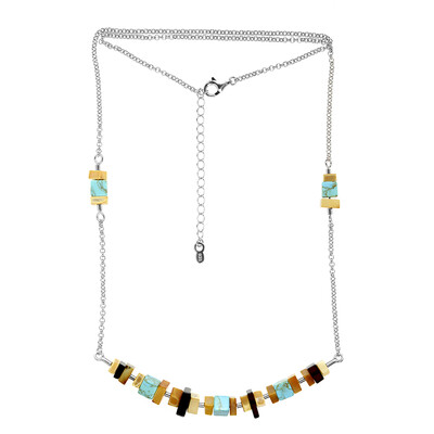 Collana in argento con Turchese (dagen)