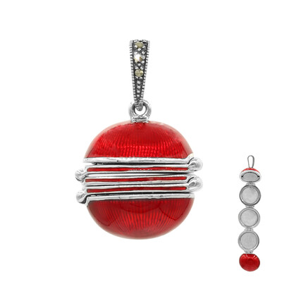 Ciondolo in argento con Marcassite
