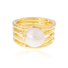 Anello in argento con Perla di Acqua Dolce