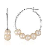 Orecchini in argento con Perla di Acqua Dolce (TPC)