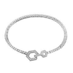 Bracciale in argento con Zircone (Adela Silber)
