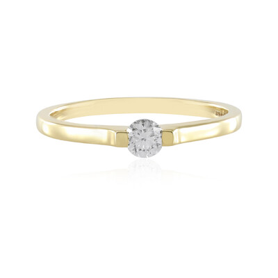 Anello in oro con Diamante IF (G) (de Melo)