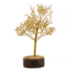 Accessorio in ottone con Citrino