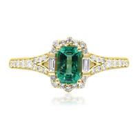 Anello in oro con Smeraldo Zambia AAA (CIRARI)