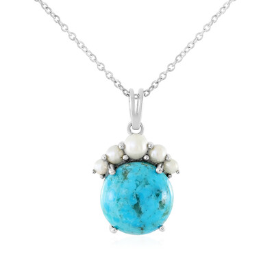 Collana in argento con Turchese Kingman