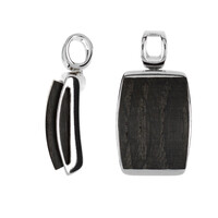Ciondolo in argento con Quercia Nera