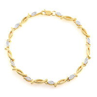 Bracciale in argento con Diamante I2 (J)