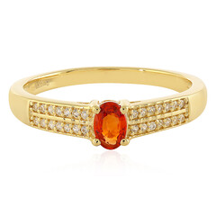 Anello in argento con Rubino Tramonto