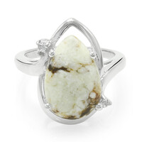 Anello in argento con Magnesite