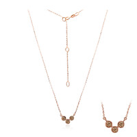 Collana in oro con Diamante Rose de France SI1 di Argyle