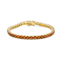 Bracciale in argento con Citrino Madeira