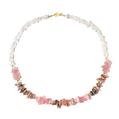 Collana in argento con Quarzo Bianco