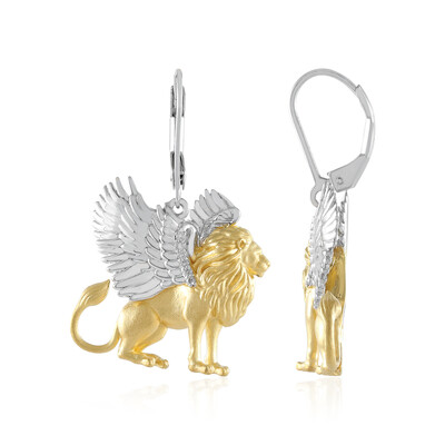 Orecchini in argento con Diamante I1 (I)  (Gems en Vogue)