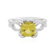 Anello in argento con Apatite Dorata