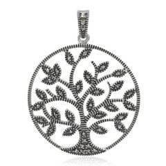 Ciondolo in argento con Marcassite