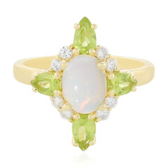 Anello in argento con Opale di Welo