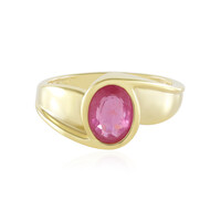 Anello in argento con Zaffiro Rosa del Madagascar