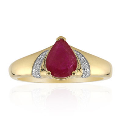 Anello in oro con Rubino della Birmania