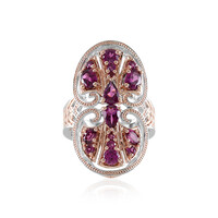 Anello in argento con Rodolite (Gems en Vogue)