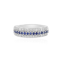 Anello in oro con Zaffiro Blu