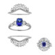 Anello in oro con Zaffiro Ceylon Blu (CIRARI)