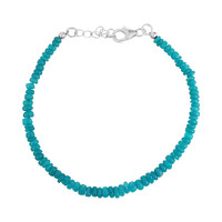 Bracciale in argento con Opale Verde dell'Etiopia