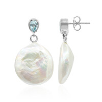 Orecchini in argento con Perla di Acqua Dolce (TPC)