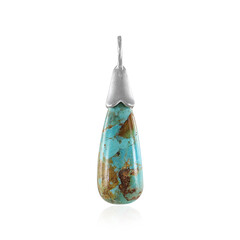 Ciondolo in argento con Turchese Kingman