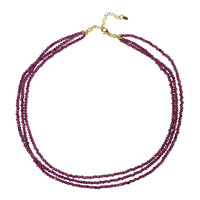Collana in argento con Rubino Mozambico