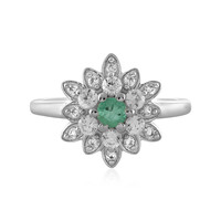 Anello in argento con Smeraldo Russo