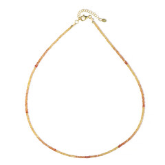 Collana in argento con Zaffiro Tramonto