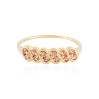 Anello in argento con Tormalina Rosa