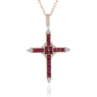 Ciondolo in argento con Rubino della Birmania (Gems en Vogue)