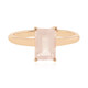 Anello in argento con Quarzo Rosa