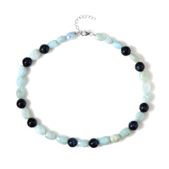 Collana in argento con Occhio di Falco