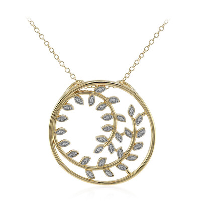 Collana in argento con Diamante I3 (I)