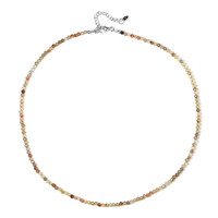 Collana in argento con Zircone Canarino