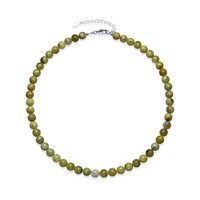 Collana in argento con Opale Verde