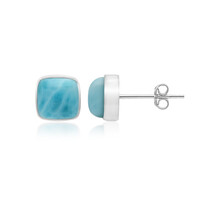 Orecchini in argento con Larimar