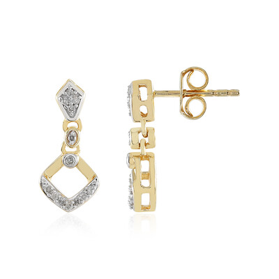 Orecchini in argento con Diamante I2 (I)