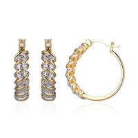 Orecchini in ottone con Diamante I3 (I) (Juwelo Style)