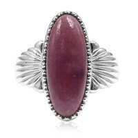 Anello in argento con Lepidolite