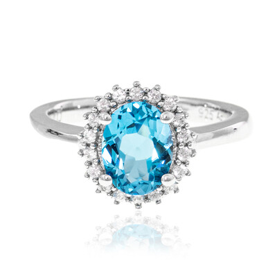 Anello in argento con Topazio Marambaia
