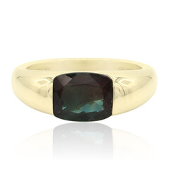 Anello in oro con Tibetanite Verde