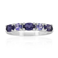 Anello in argento con Iolite