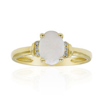 Anello in oro con Opale Australiano